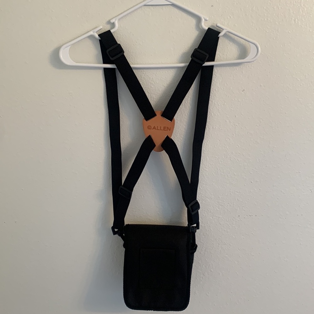 Black Sig Sauer Multipurpose Back Strap Front Carry Bag EUC